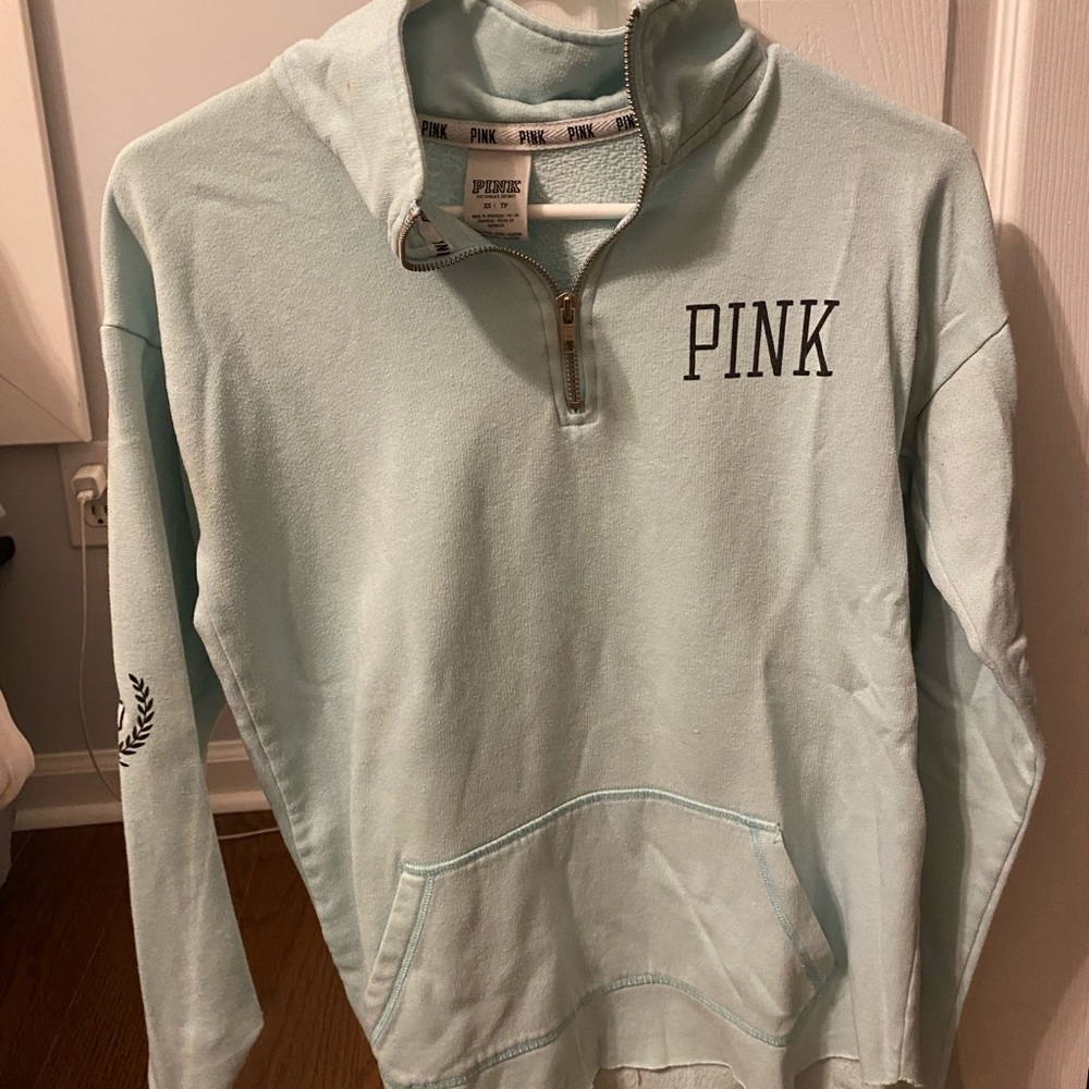 Pink Victoria Secret quarter zip